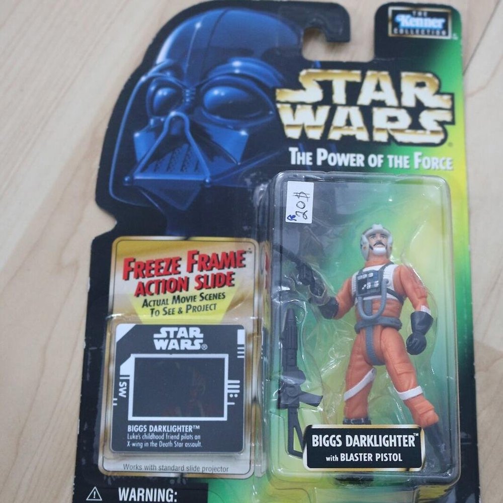 Star Wars Power of The Force Biggs Darklighter - Kenner Green Card Figure